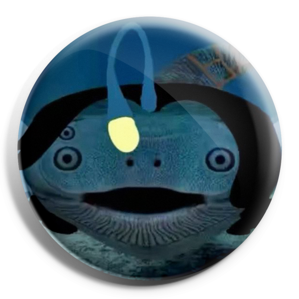11034-3d-ROUND The anglerfish feels the underwater pressure