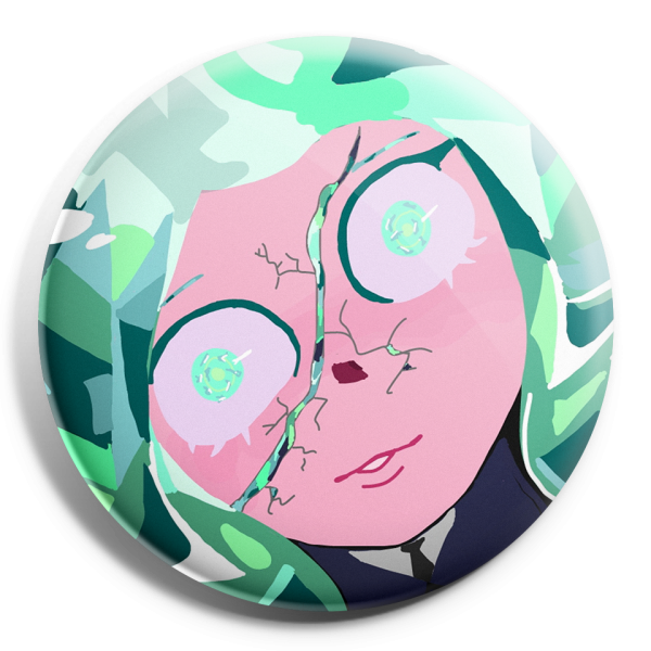 1302-3d-ROUND0 Cracked Phosphophyllite by ★Vinny☆