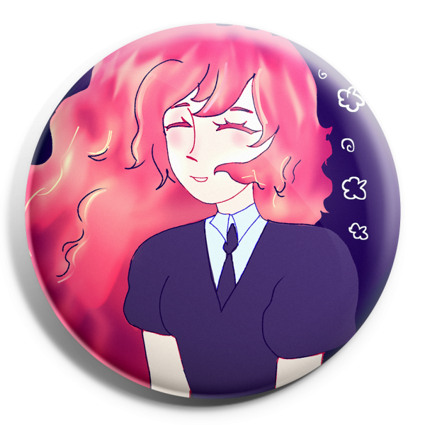 13023-3d-ROUND Padparadscha by chai_with_melon